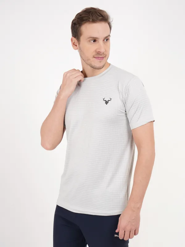 Grey_Crew_Neck_T_Shirt_with_Small_Logo_For_Men