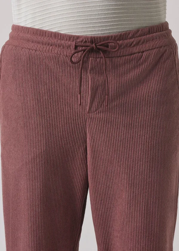 Dusty_Rose_Corduroy_Drawstring_Pants__And_Navy_Blue_Corduroy_Drawstring_Pants_For_Men