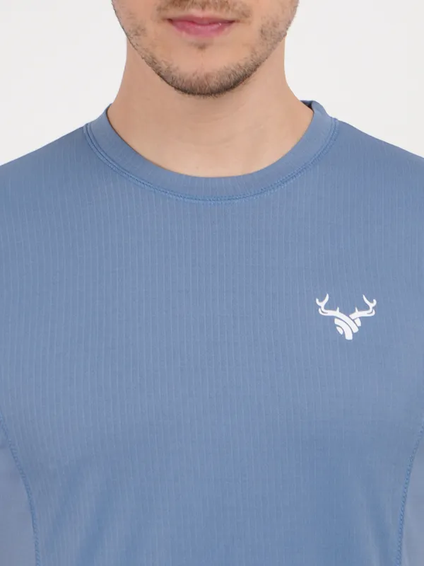 Blue_Crew_Neck_Sports_T_Shirt_with_Deer_Logo_For_Men