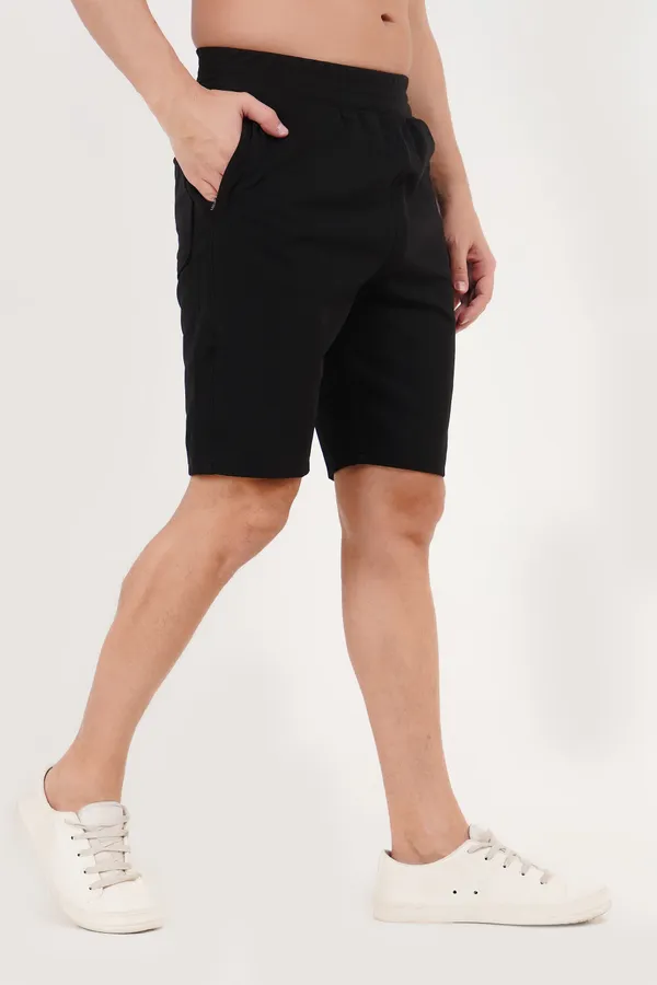 Basic_Black_Cotton_Shorts_For_Men