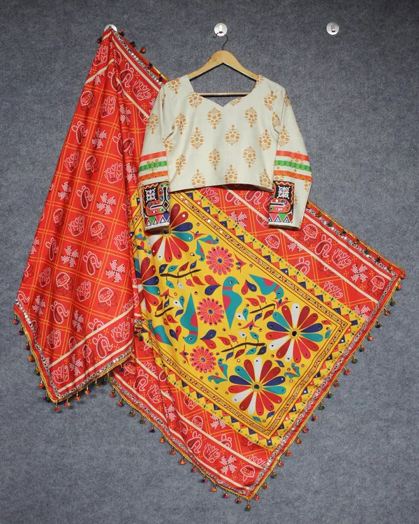 Heavy_Soft_Butter_Silk_Digital_Print_with_Real_Mirror_work_Flair_Lehenga_Work