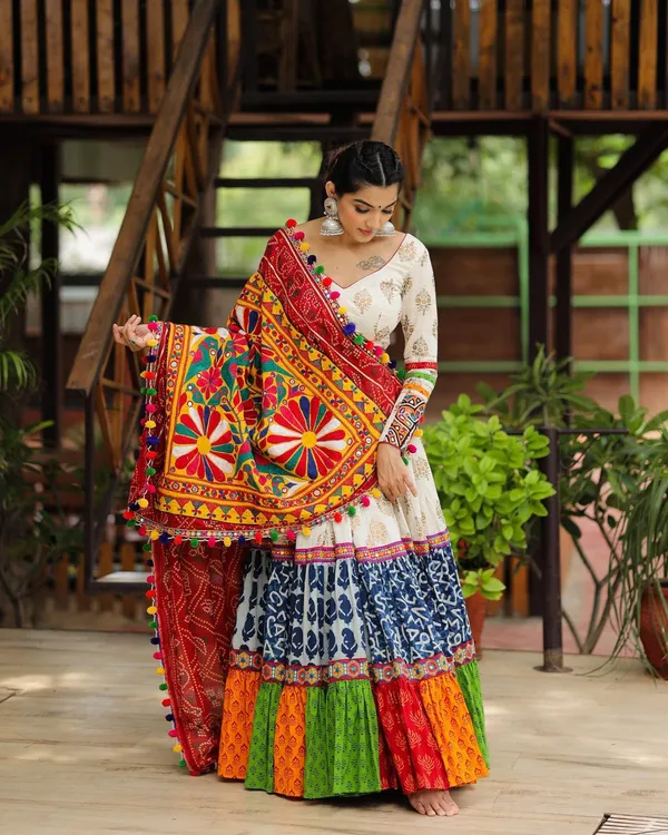 Heavy_Soft_Butter_Silk_Digital_Print_with_Real_Mirror_work_Flair_Lehenga_Work