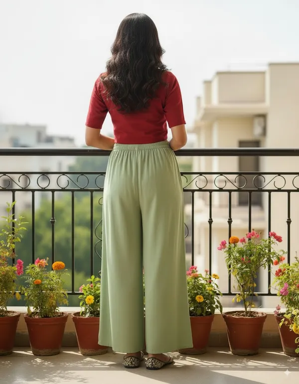 Green_Plain_Pure_Rayon_Palazzo_For_Women