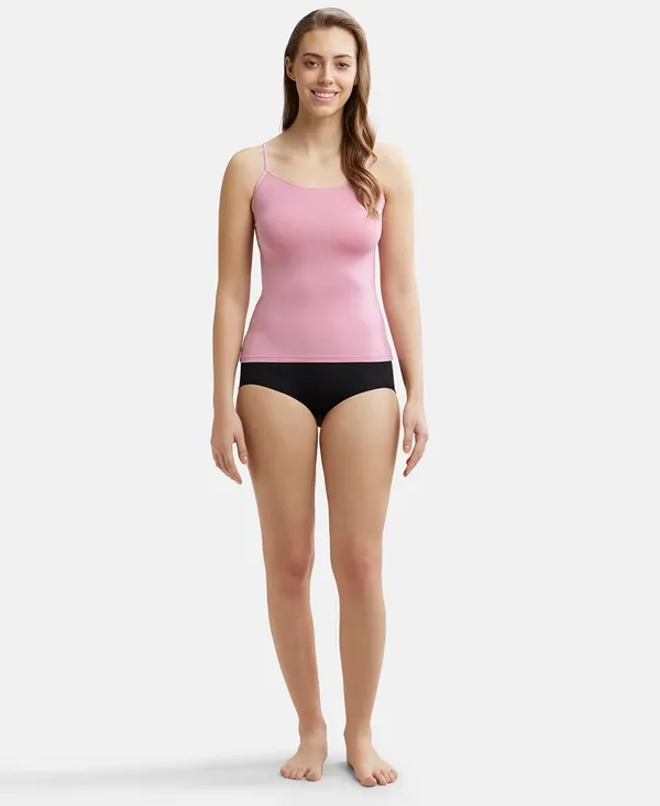Pink_Lycra_Blend_Cotton_Round_Neck_Camisole_For_Women