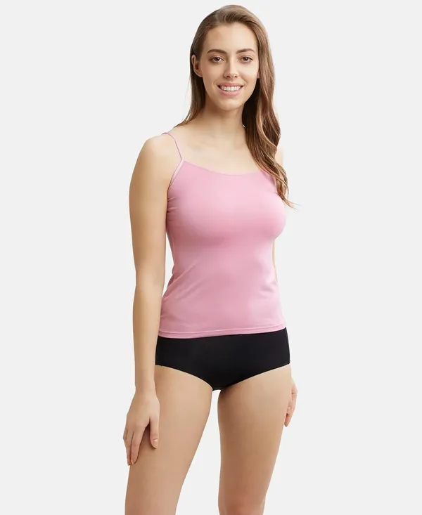 Pink_Lycra_Blend_Cotton_Round_Neck_Camisole_For_Women