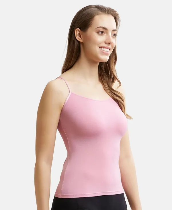 Pink_Lycra_Blend_Cotton_Round_Neck_Camisole_For_Women