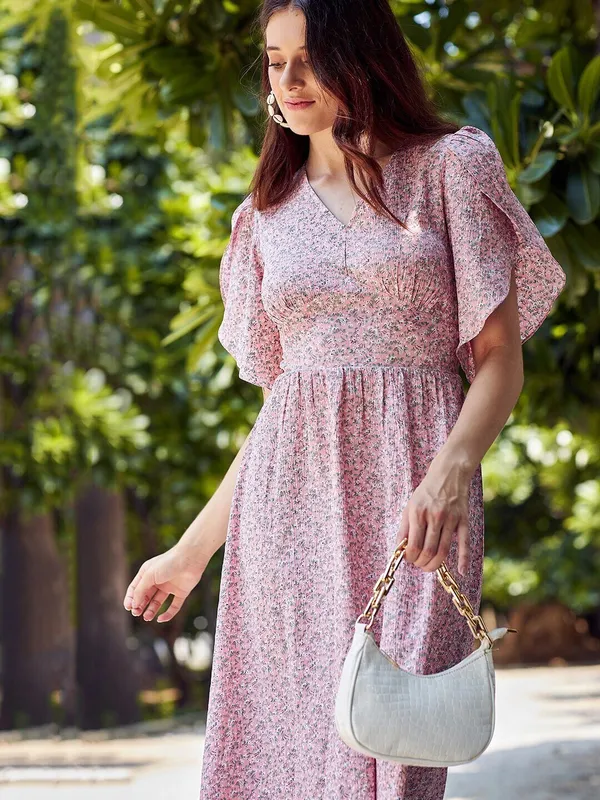 Pink_Cotton_Blend_Calf_Length_Fit_And_Flare_Dress_For_Women