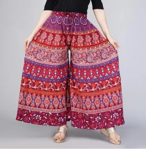 Maroon_Pure_Cotton_Jaipuri_Printed_Palazzo_For_Women