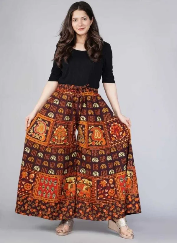 Brown_Pure_Cotton_Jaipuri_Printed_Palazzo_For_Women