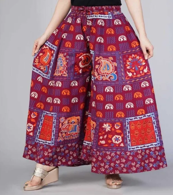 Maroon_Pure_Cotton_Jaipuri_Printed_Palazzo_For_Women