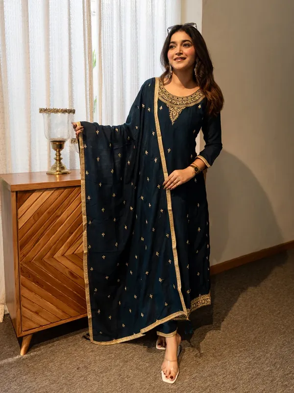 Elegant_Ready_to_Wear_Anarkali_Kurta_Set_in_Soft_Silk_Blend