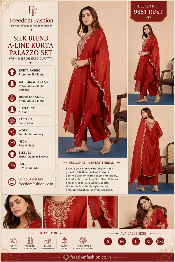 Elegant_Silk_Blend_A-Line_Kurta_Palazzo_Set_with_Embroidered_Dupatta