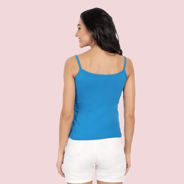 Blue_Lycra_Blend_Cotton_Unpadded_Round_Neck_Camisole_For_Women