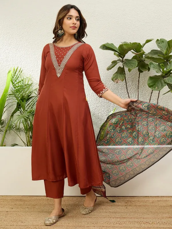 Jio_Cotton_Anarkali_Kurta_Pant_Set_with_Muslin_Printed_Dupatta