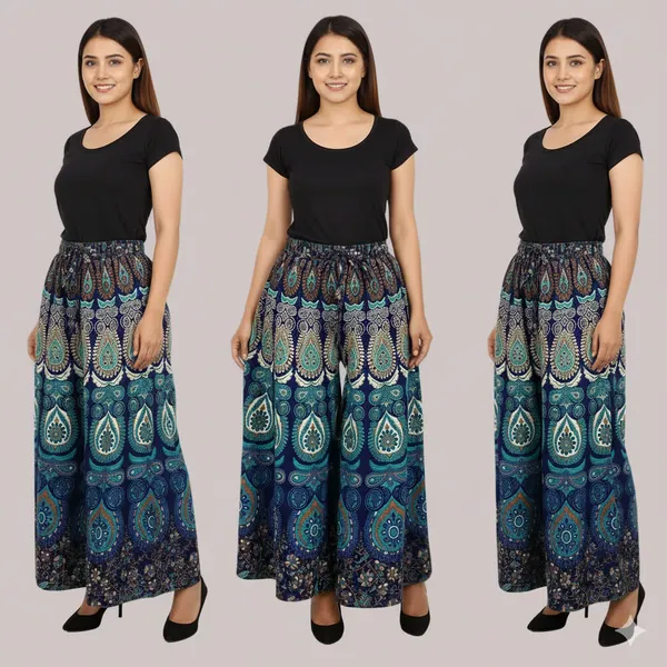 Light_Blue_Firoji_Pure_Cotton_Jaipuri_Printed_Palazzo_For_Women