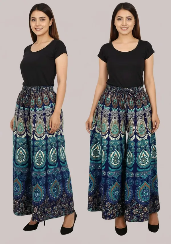 Light_Blue_Firoji_Pure_Cotton_Jaipuri_Printed_Palazzo_For_Women