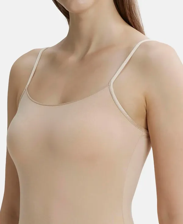 Silver_Lycra_Blend_Cotton_Unpadded_Round_Neck_Camisole_For_Women