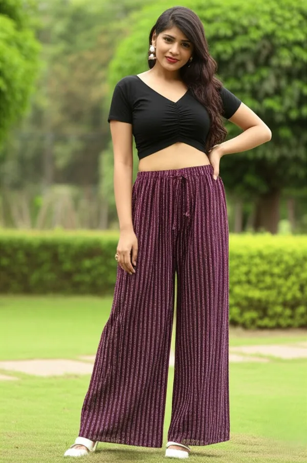 Maroon_Striped_Printed_Pure_Rayon_Palazzo_For_Women