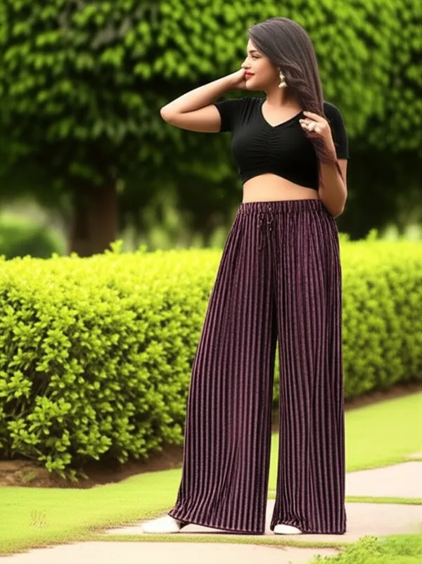 Maroon_Striped_Printed_Pure_Rayon_Palazzo_For_Women