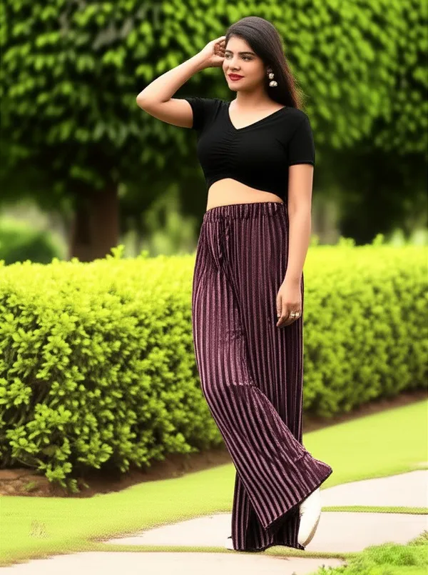 Maroon_Striped_Printed_Pure_Rayon_Palazzo_For_Women
