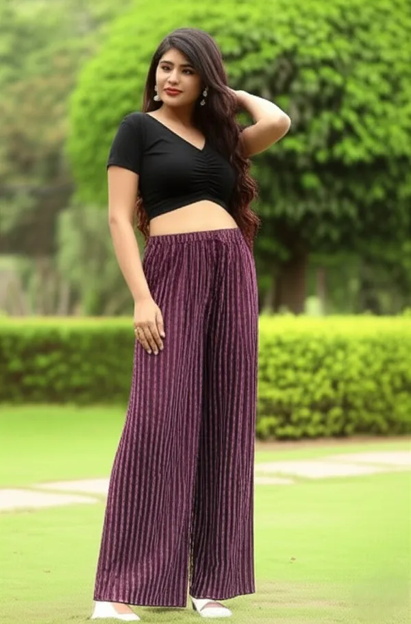 Maroon_Striped_Printed_Pure_Rayon_Palazzo_For_Women
