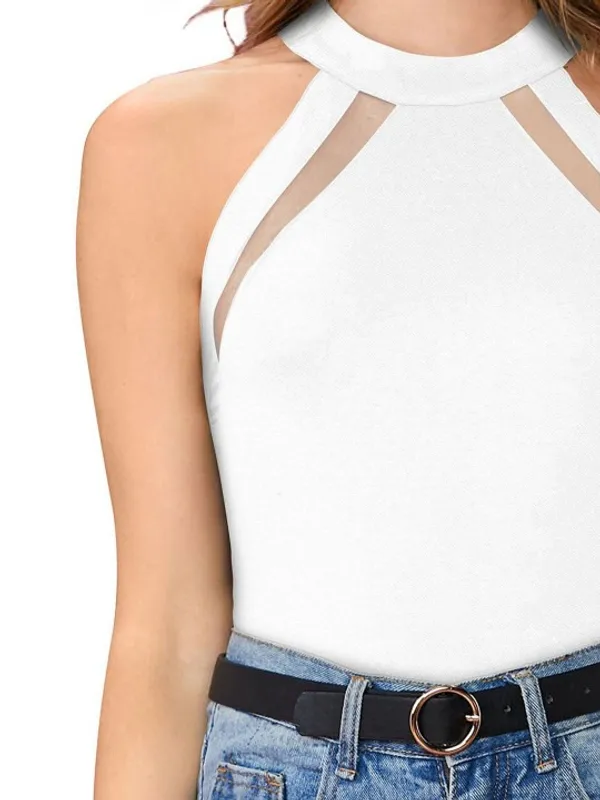 Solid_Halterneck_Sleeveless_Party_Top_for_Women_and_Girls