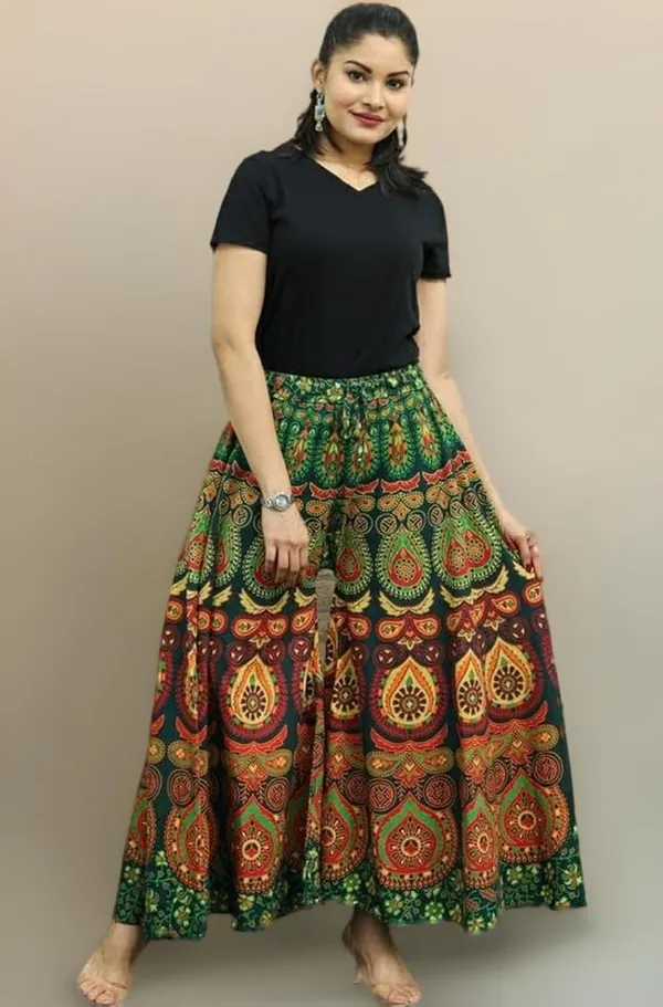Green_Pure_Cotton_Jaipuri_Printed_Palazzo_For_Women