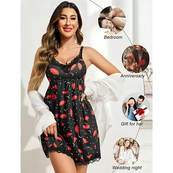 Women_Printed_Babydoll_Nightwear_Swimwear_Beachwear