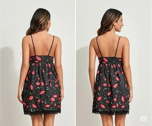 Women_Printed_Babydoll_Nightwear_Swimwear_Beachwear