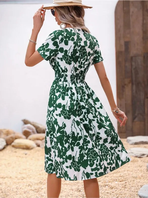 Women's_Floral_Midi_Dress