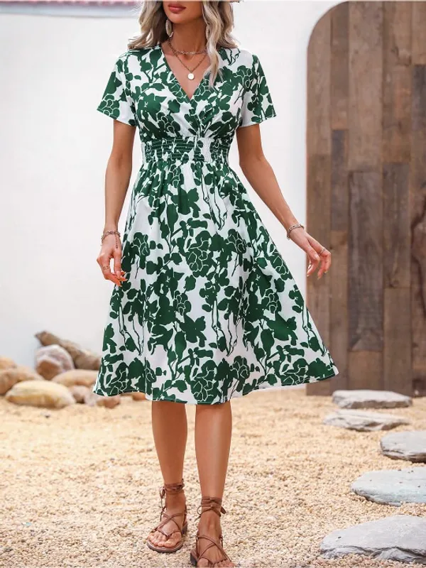 Women's_Floral_Midi_Dress