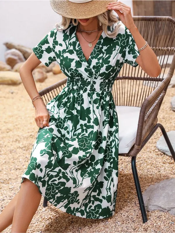 Women's_Floral_Midi_Dress