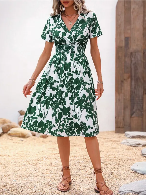Women's_Floral_Midi_Dress