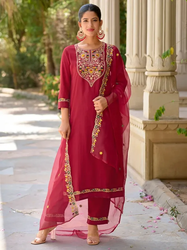 Women__Viscose_Rayon_Embroidery_Straight_Kurta_Pant_with_Dupatta_Set