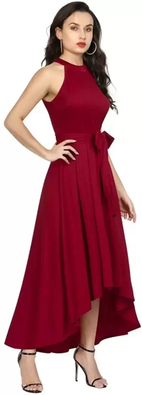 Women's_Western_Gown_High_Low_Knee_Long_One_Piece