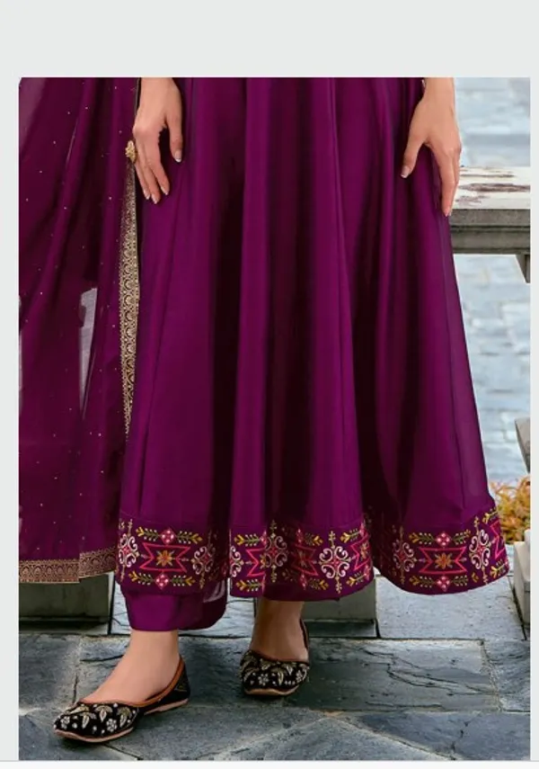 Women__silk_blend_Kurta__Sets_Pant_and__dupatta