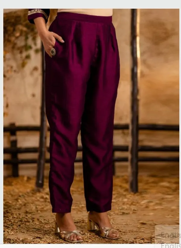 Women__silk_blend_Kurta__Sets_Pant_and__dupatta