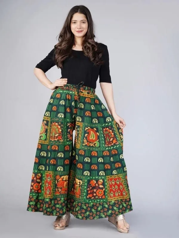 Green_Pure_Cotton_Jaipuri_Printed_Palazzo_For_Women
