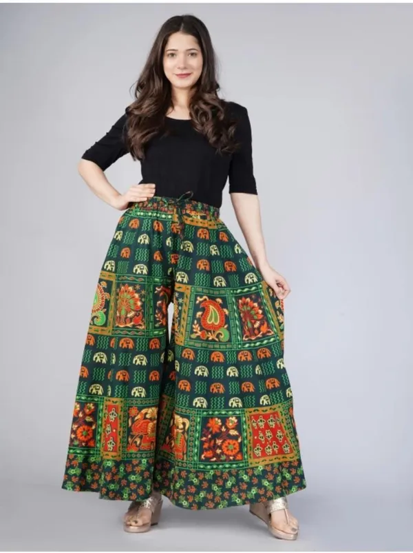 Green_Pure_Cotton_Jaipuri_Printed_Palazzo_For_Women