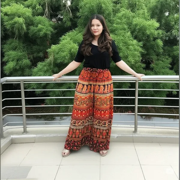 Brown_Pure_Cotton_Jaipuri_Printed_Palazzo_For_Women