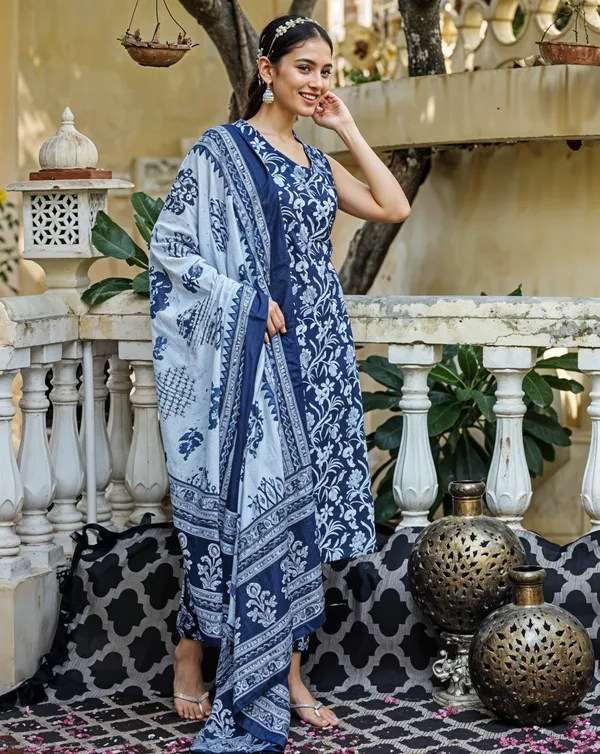 Dark_Blue_3_Pc_SL_Long_KurtaSet_With_Dupatta__Premium_For_Women