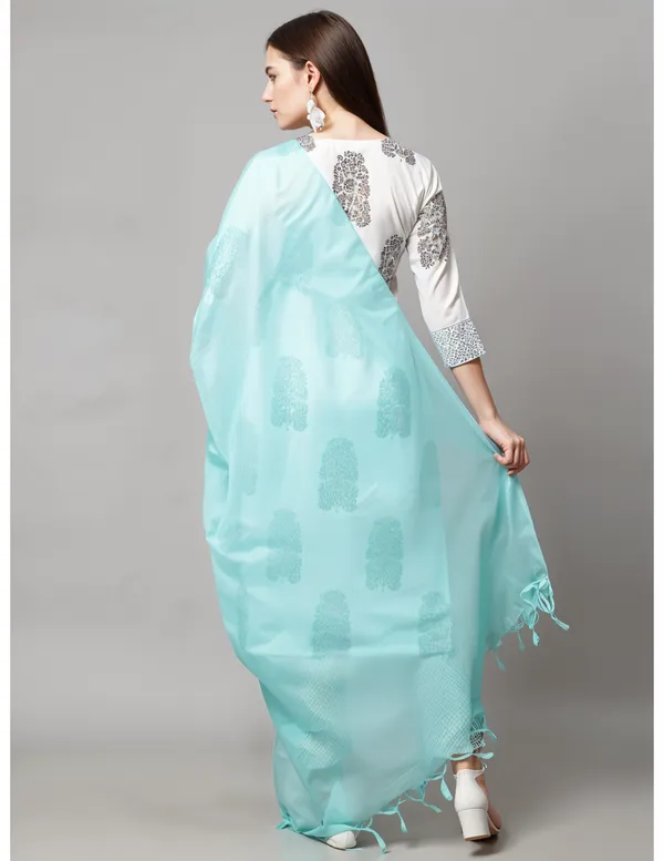 White_3_Pc_Sleeve_Long_Kurta_Set_With_Dupatta__Push_Premium_For_Women