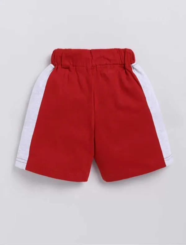 Red_Cotton_Solid_T-Shirt_Shorts_For_Baby_Boys_&_Baby_Girls