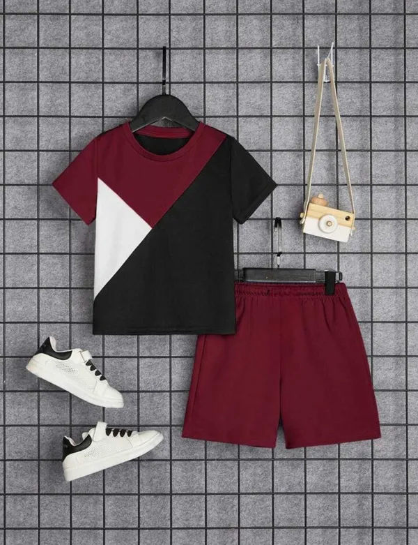 Cotton_Solid_T-Shirt_&_Shorts_For_Baby_Boys_&_Baby_Girls