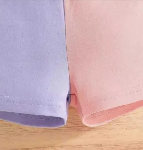 Pink_and_Lavender_Cotton_T-Shirt_&_Shorts_For_Baby_Boys_&_Baby_Girls