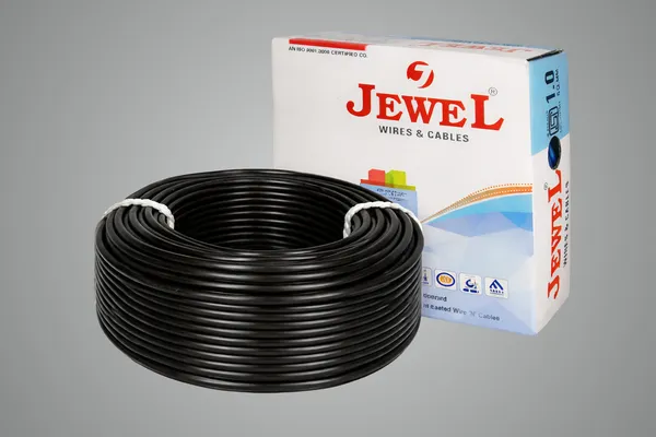 JEWEL_1.0_sq.mm_45mtr_Copper_Wire_Bundle_Black