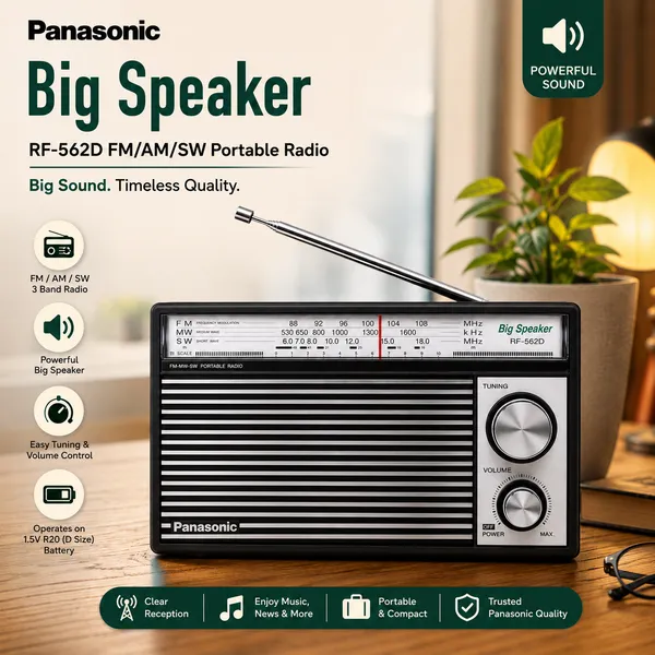 Panasonic_RF-562D_Portable_Radio_|_FM/MW/SW_3-Band_Receiver_|_Big_Speaker_for_Clear_Sound_|_Battery_Operated_Radio_|_Easy_Tuning_&_Volume_Control_|_Black