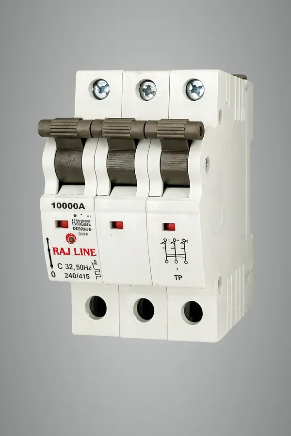 RAJ_LINE_63A_Triple_Pole_MCB_(Miniature_Circuit_Breaker)