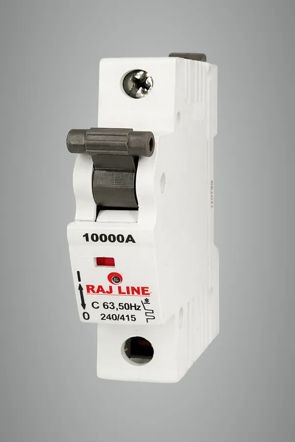 RAJ_LINE_63A_Single_Pole_MCB_(Miniature_Circuit_Breaker)