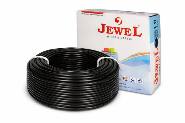 JEWEL_1.0_sq.mm_45mtr_Copper_Wire_Bundle_Black